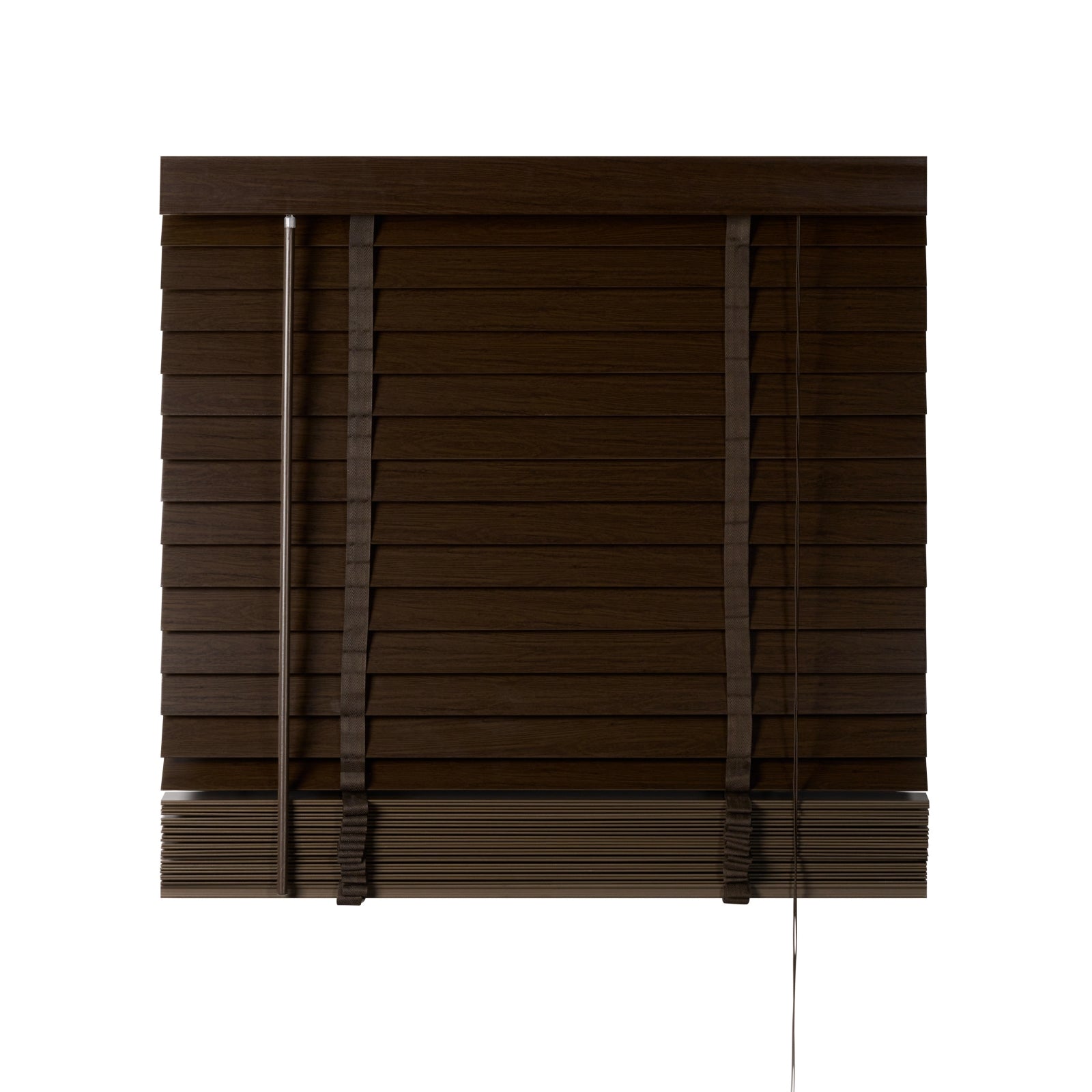 Jaloezie Hout Bruin - Hout - 80x180x5cm (BxHxD)