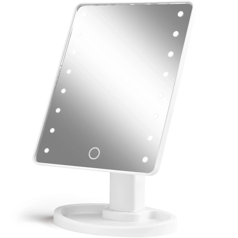 Gillian Jones Hollywood Mirror with Touch & USB-C - White 10261-90