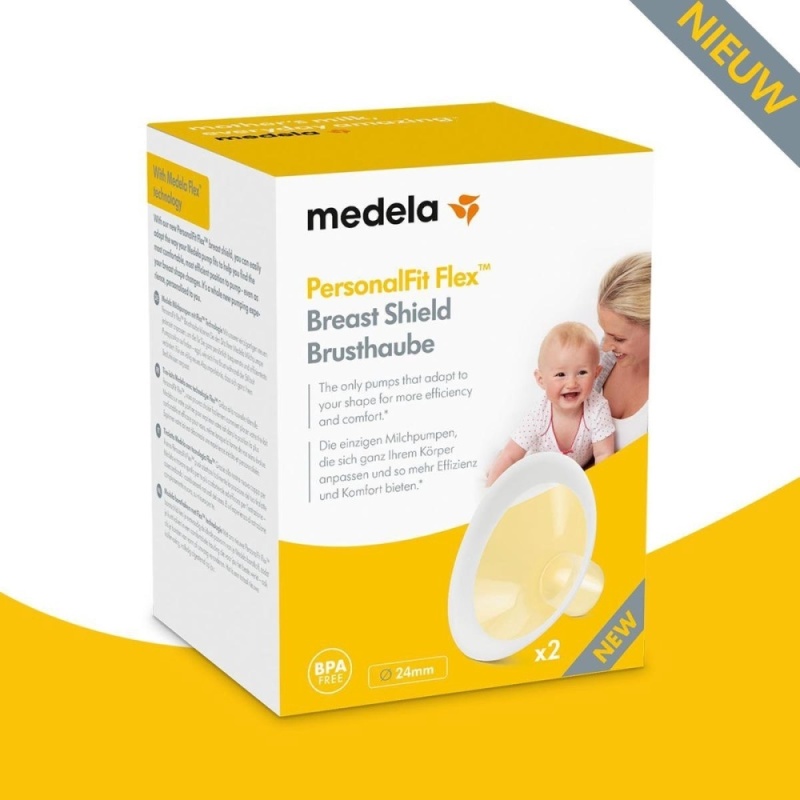 Medela Personal Fit Flex Borstschild Maat M 24mm 2 Stuks