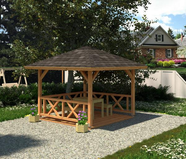 Palmako Pavillon Betty, ca. B386/H323/T386 cm