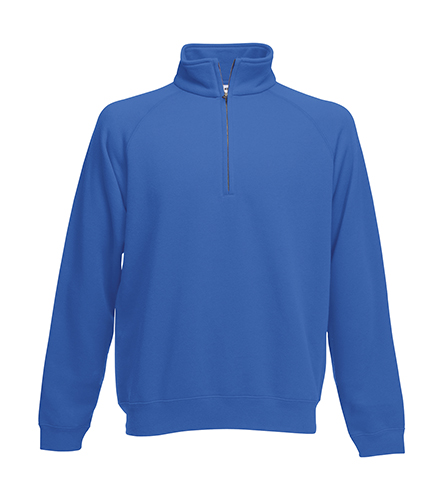 Fruit of the Loom 62-032-0 - Sweat à Col Zippé et Manches Raglan