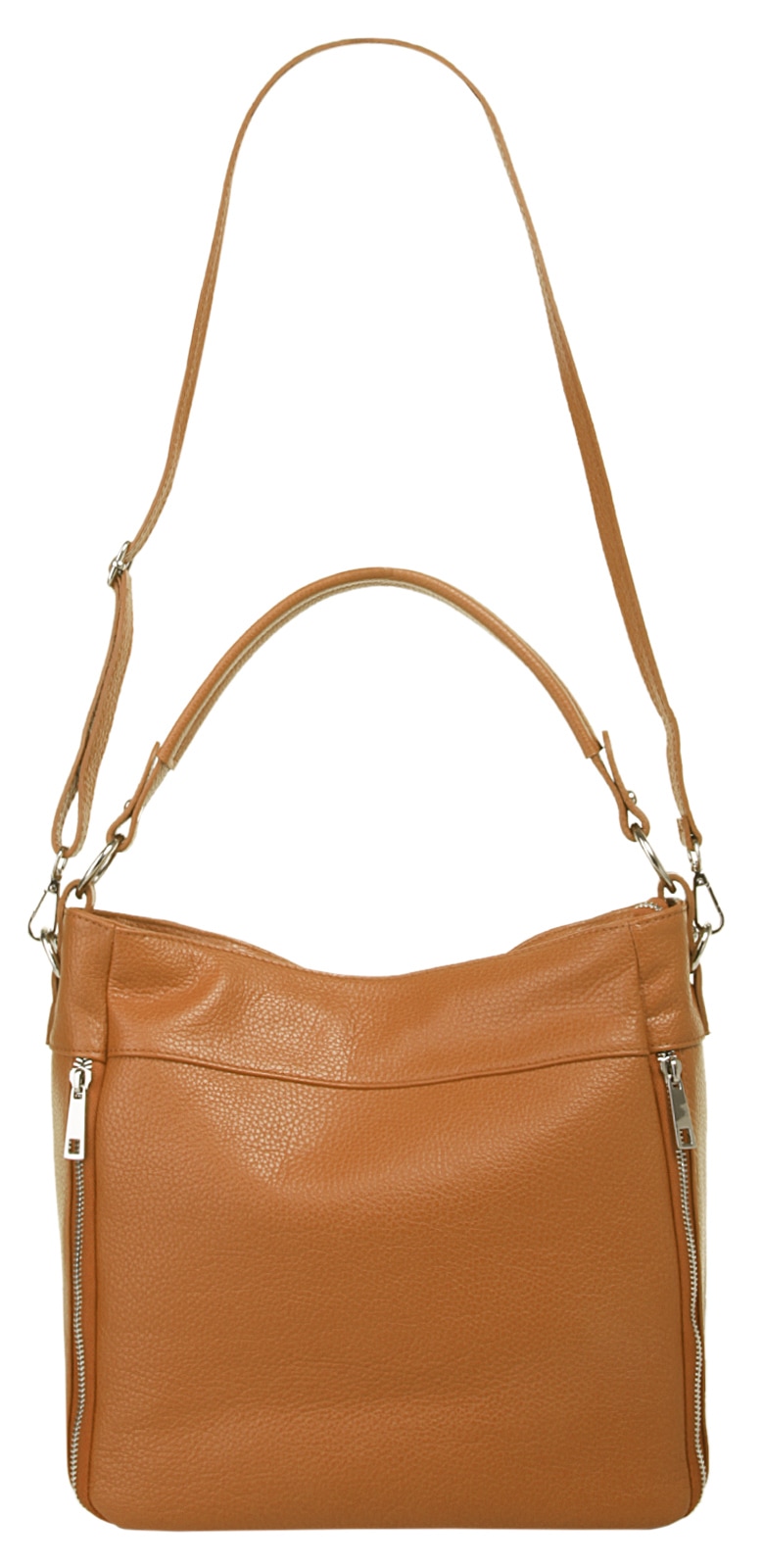 Cluty Henkeltasche echt Leder, Made in Italy