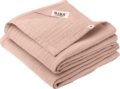 BIBS Koseklut Musselin 2-pack, Blush