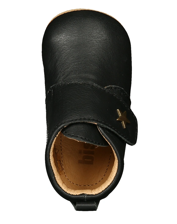 Hausschuhe VELCRO STAR in schwarz