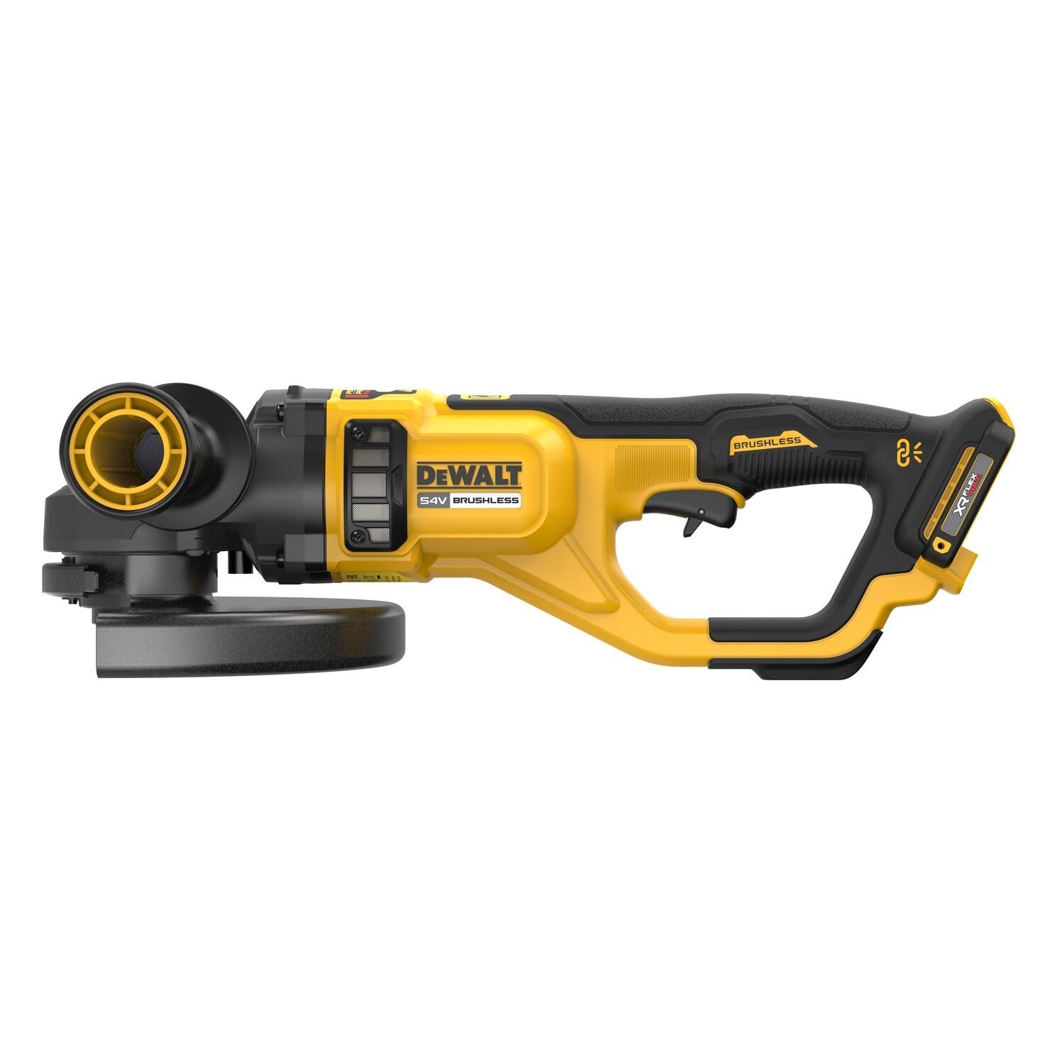 DeWALT DCG460NK Accu Haakse Slijper 230mm 54V XR FlexVolt Basic Body in koffer