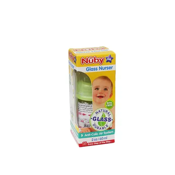 Nuby Biberon Verre Cuivre +0m 60ml