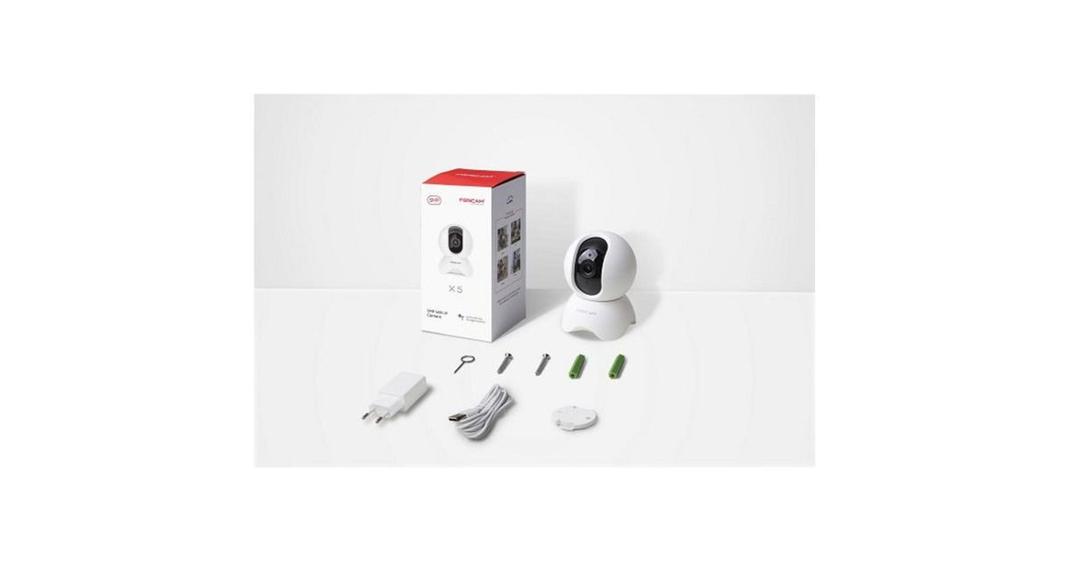FoscamX5, 5MP WiFi camera met AI Persoonsdetectie  (Wit)