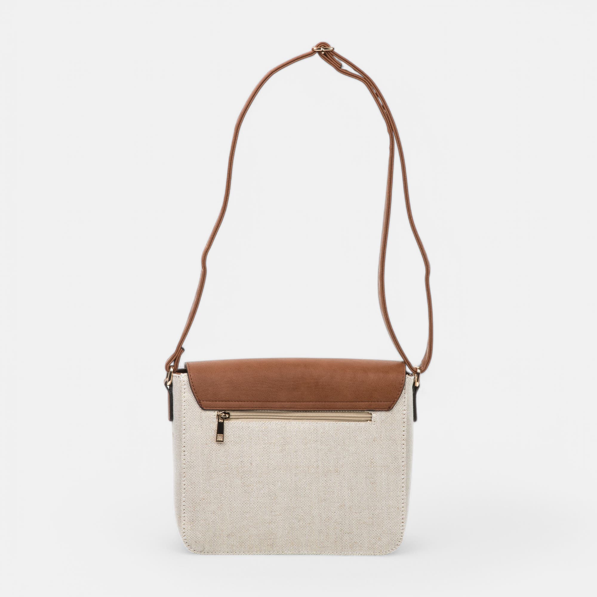 Sac bandoulière or