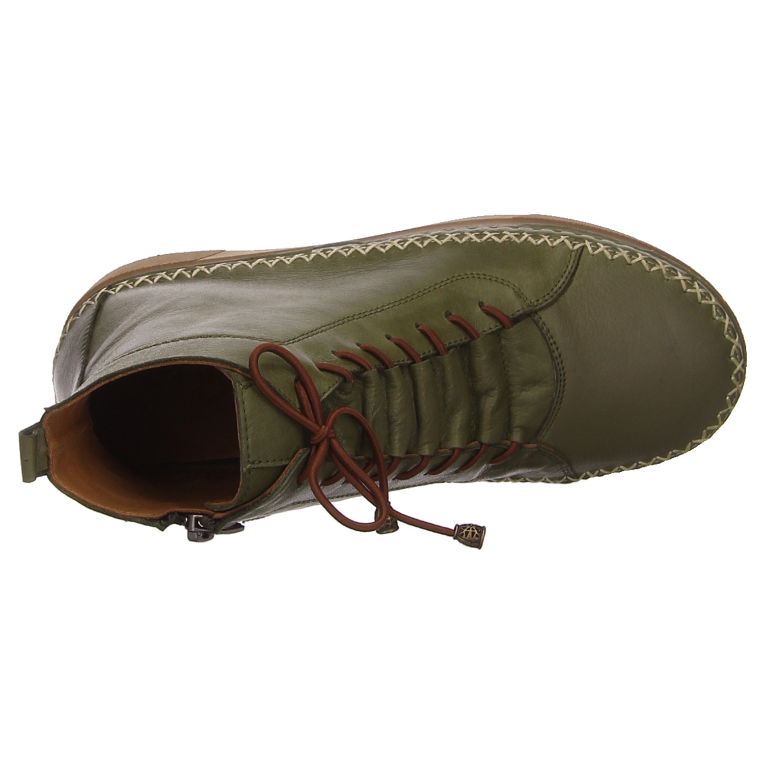 Elbandi Schnürboots darkolive grün