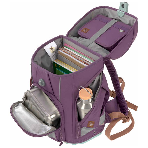 LässigLässig   BOXY Unique Schulranzenset purple