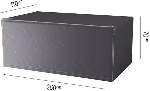 Platinum Outdoorable tuintafelhoes AeroCover antraciet 260 x 110 x 70 cm