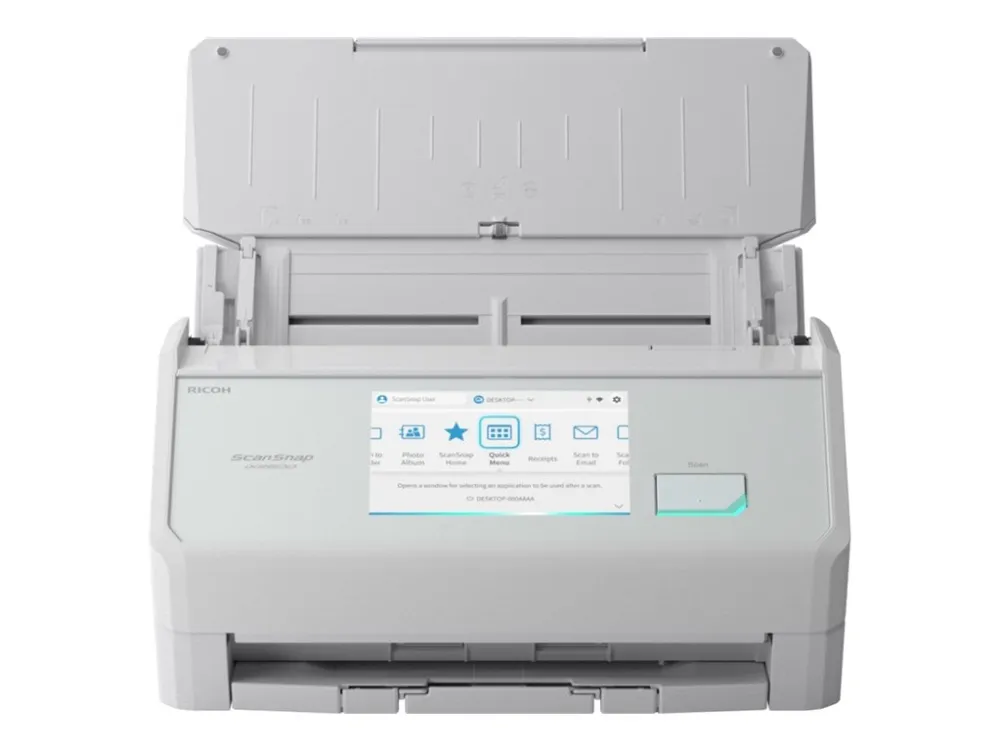 Ricoh ScanSnap iX2500 - Dokumentscanner - Dual CIS - Duplex - 279 x 432mm - 600 dpi x 600 dpi - op til 45 ppm (mono) / op til 45 ppm (farve) - ADF (100 ark) - USB 3.2 Gen 1x1, Wi-Fi(ax), Bluetooth 5.2