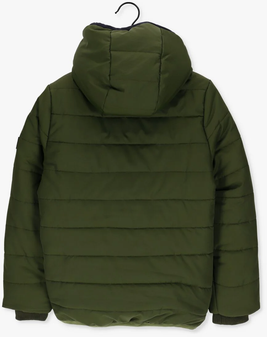 MOODSTREET groene moodstreet gewatteerde jas m207-6220