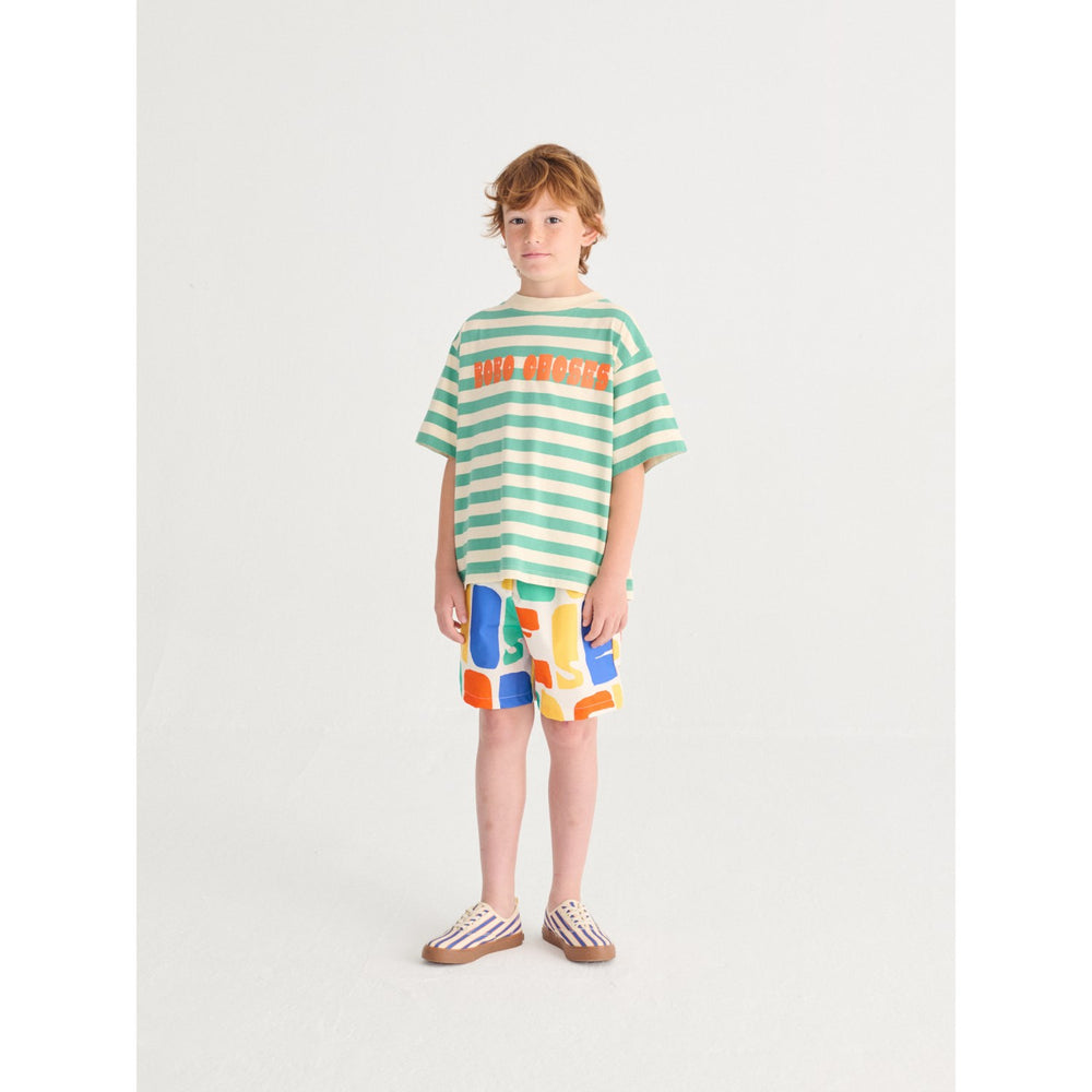 Køb Bobo Choses Offwhite Bobo Choses Farve All Over Swim Board Shorts