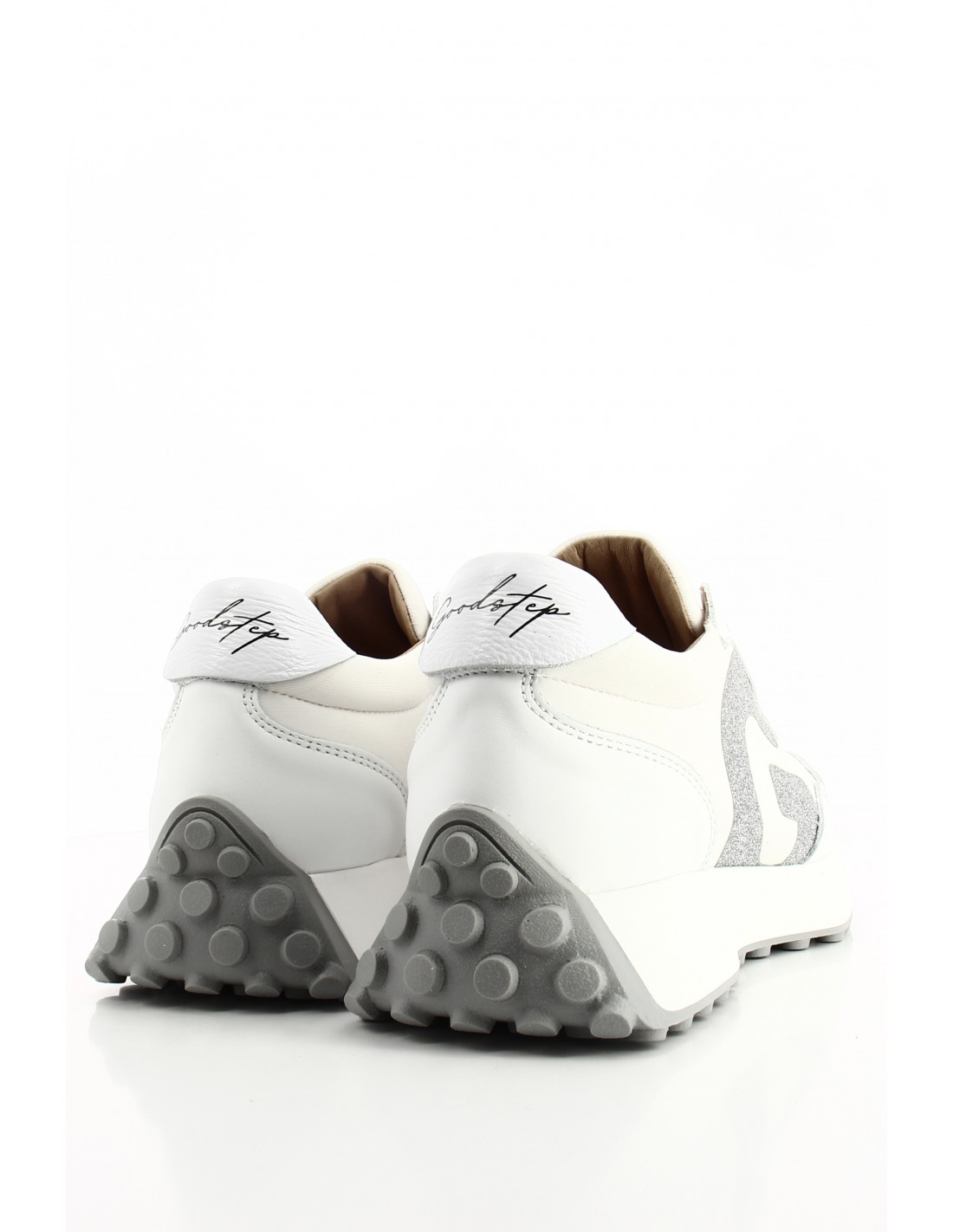 goodstep Baskets de ville Femme Karen Blanc Cuir
