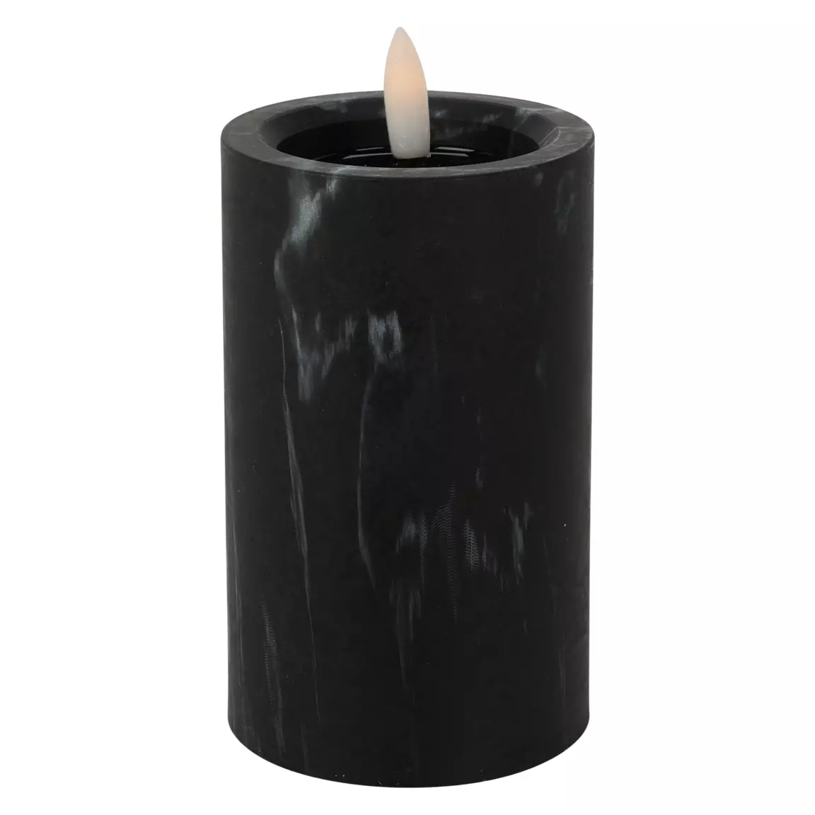 Bougie à piles LED (H12 cm) Emma Noir