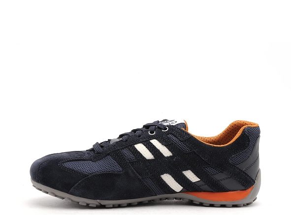 Geox basses homme u4207k uomo snake bleu
