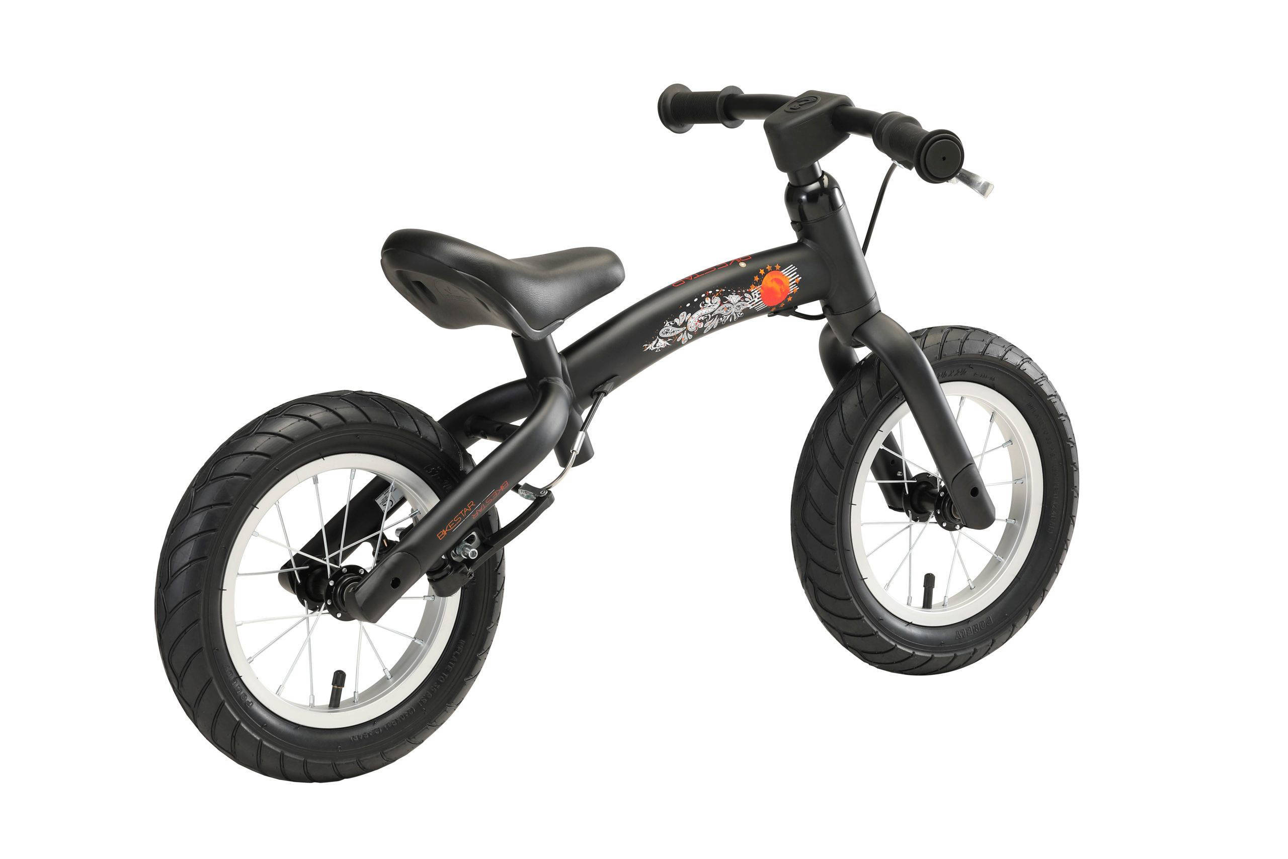 BikeStar Sport, meegroei loopfiets, 12 inch, zwart