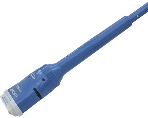 Aqua Broom zwembadstofzuiger, 60 x 16,5 x 9 cm, blauw, op batterijen, looptijd 3 uur