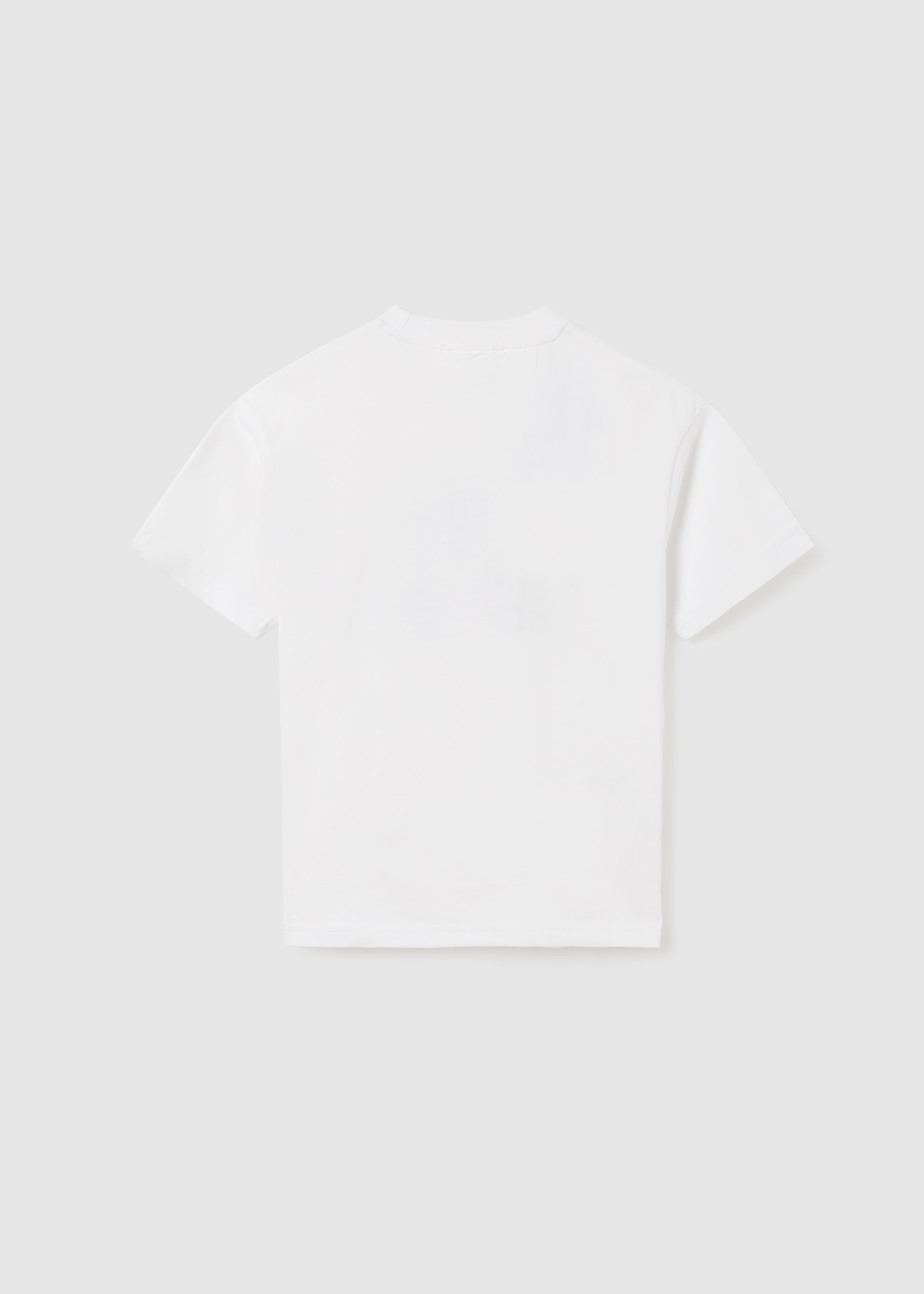 Camiseta infantil de algodão estampada