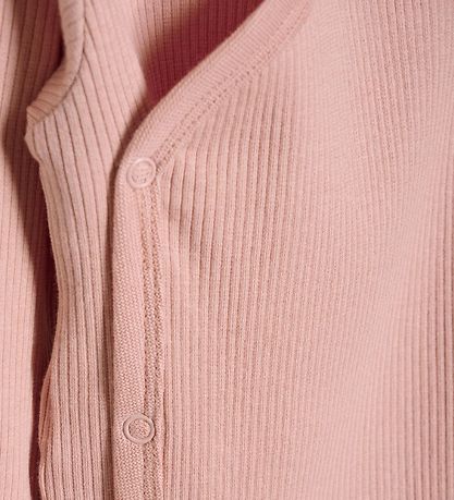 Minymo Slå-om Body l/æ - Rib - Misty Rose