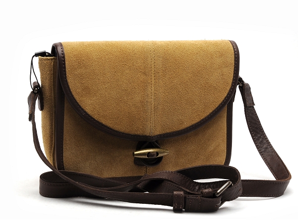 Pieces ville accessoires pcmukka suede cross body fc marron