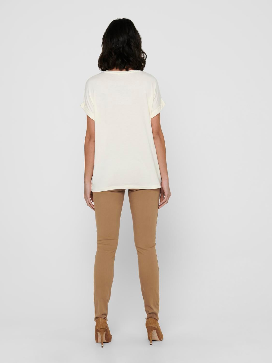 ONLMOSTER Top Antique White