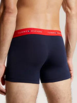 Conjunto com 3 Cuecas Boxer com Cós Elástico e Logo Essencial