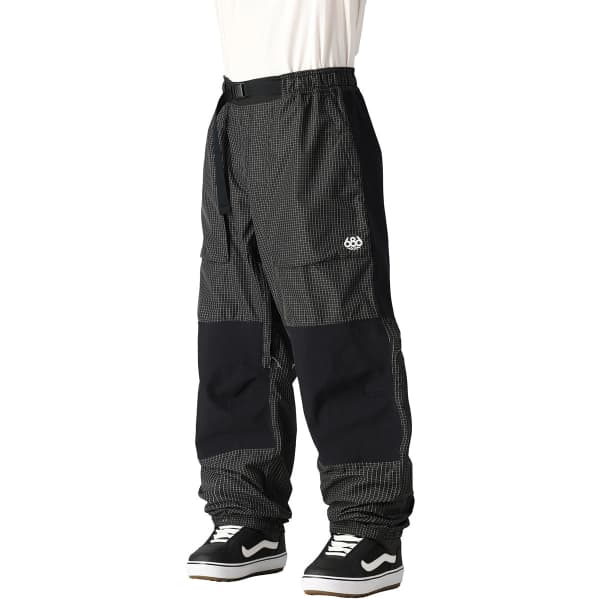Pantalon snowboard 686 MENS 2.5L GHOST PANT BLACK GRID COLORBLOCK