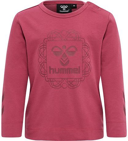 Hummel Bluse - hmlHelga T-Shirt l/æ - Earth Red