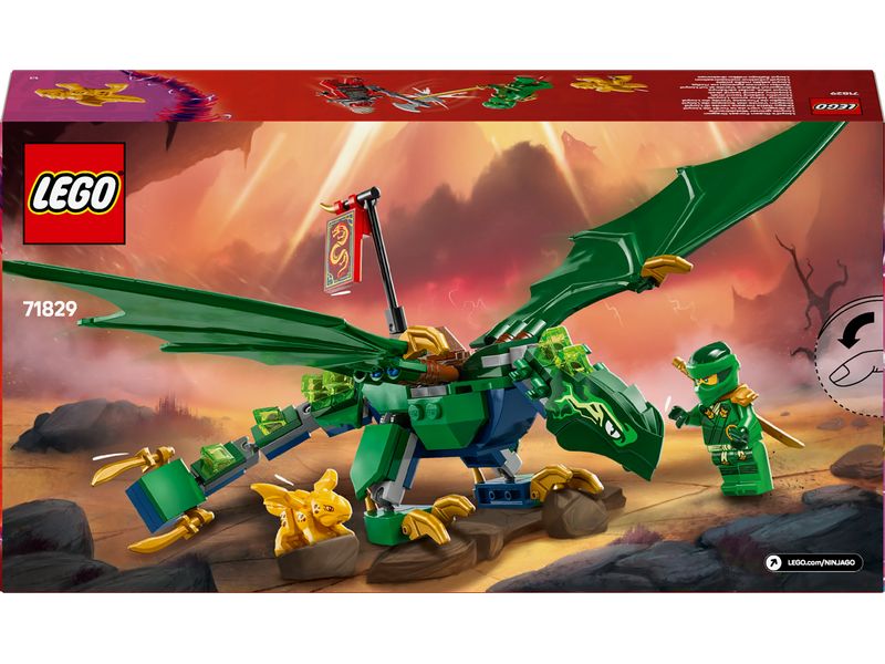 LEGO® Ninjago Lloyds grüner Walddrache 71829 Spielset mit 2 Drachen und 2 Spielfiguren