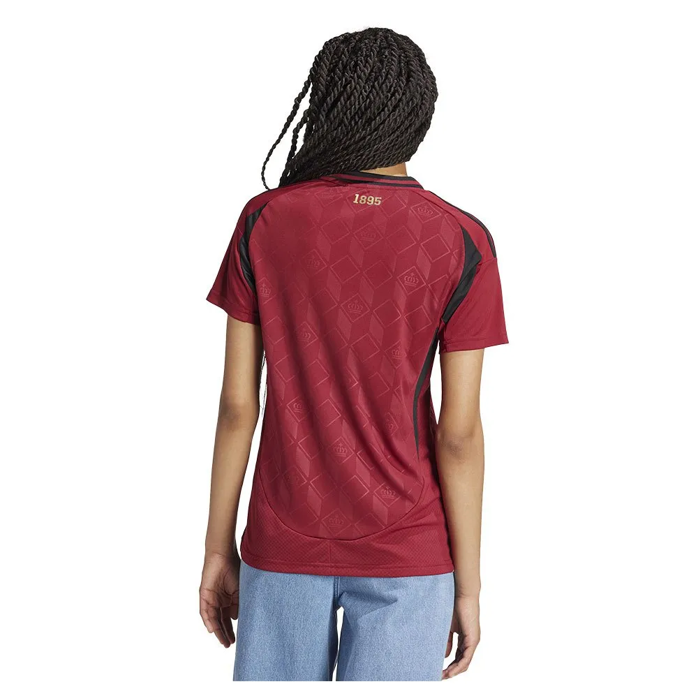 adidas Belgium 23/24 Heim Damen T-Shirt mit kurzen Ärmeln