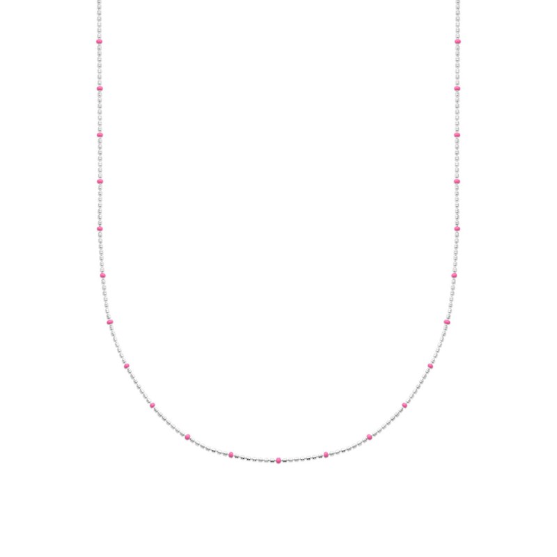 Collier Femme - Argent 925 - Email - Longueur : 42 cm