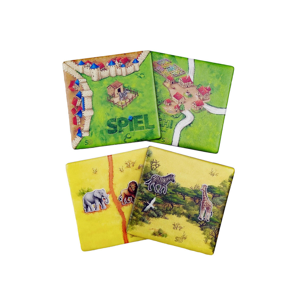 Carcassonne + Carcassonne - Safari : Tuiles promo SpielDoch