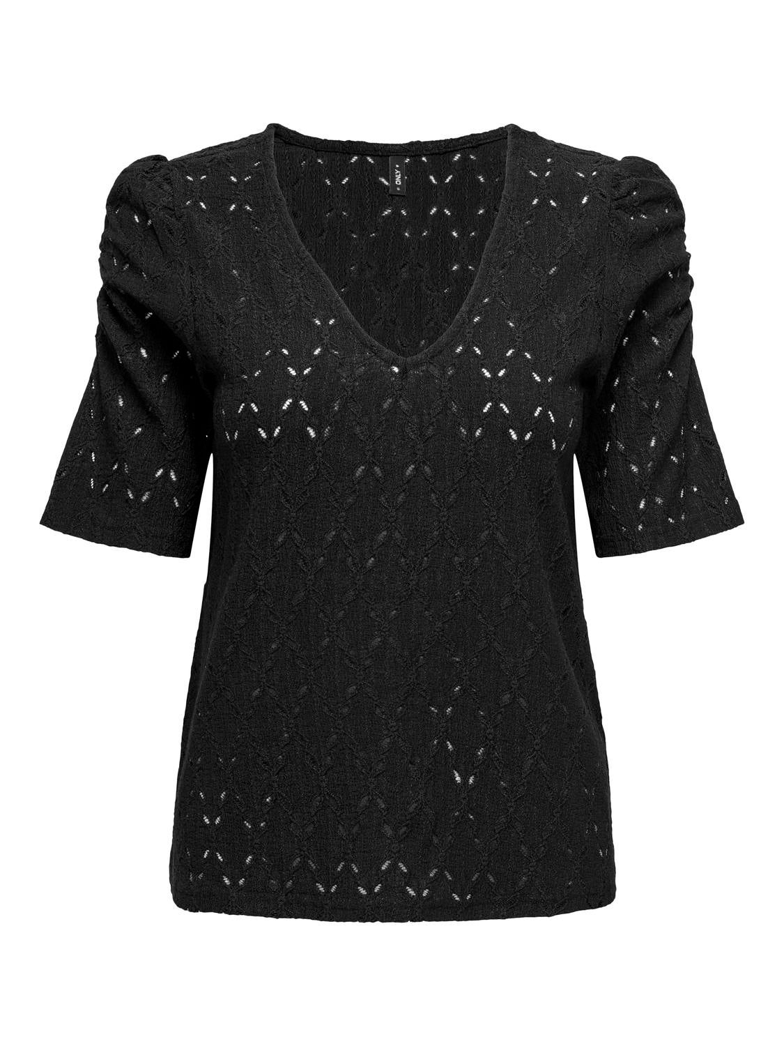 ONLROSA Top Black