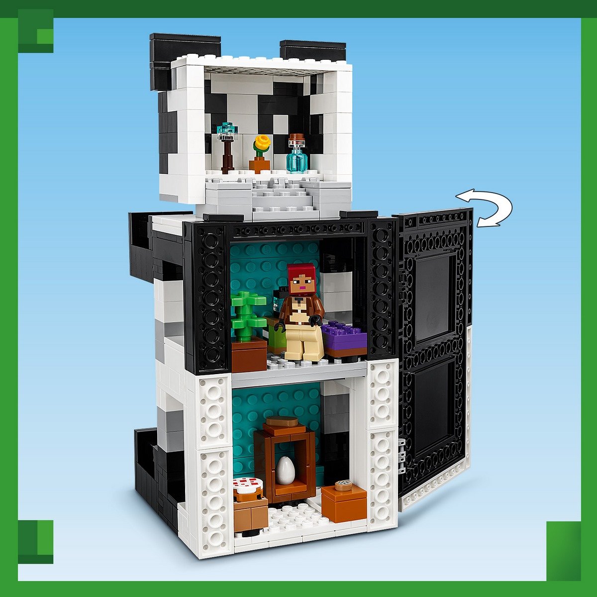 Le refuge panda Lego Minecraft 21245