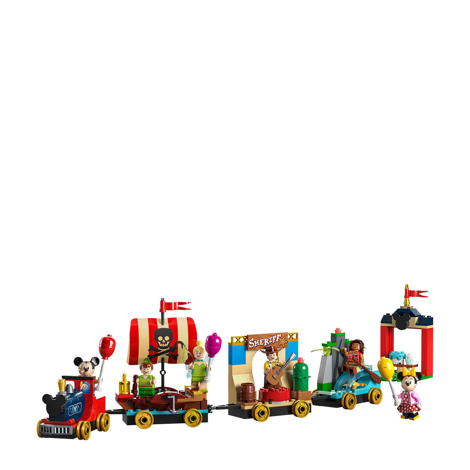 LEGO Disney Feesttrein Bouwbaar Trein Speelgoed 100e Verjaardag Set 43212