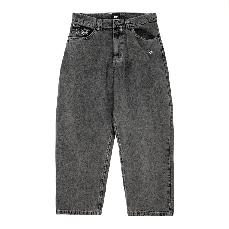 OG PANTS STITCH - JEAN NOIR DÉLAVÉ