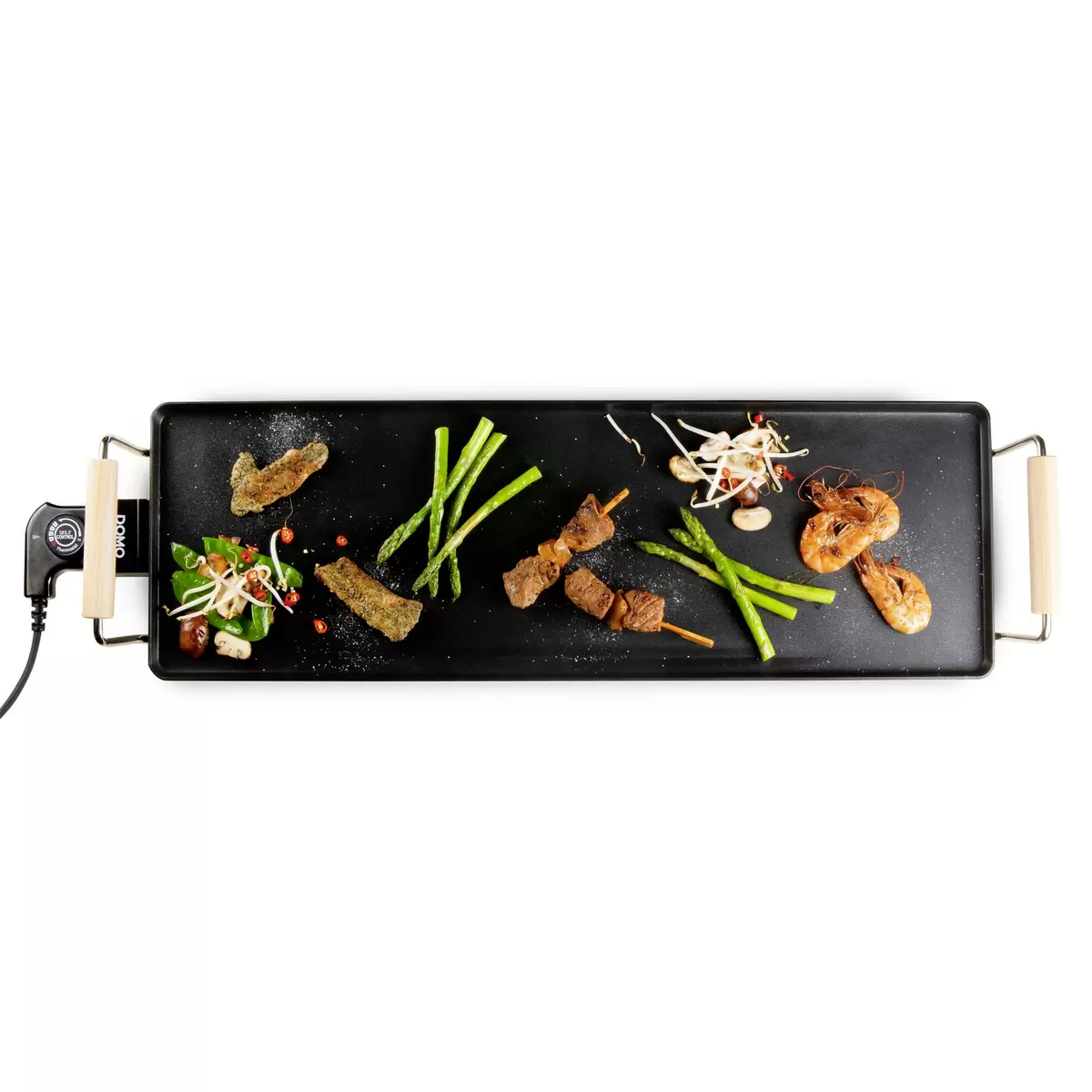 Tischgrill / Teppanyaki Domo DO8312TP natur,schwarz