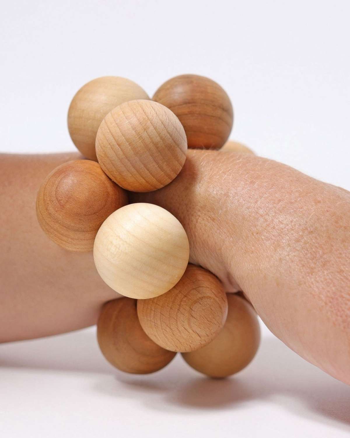 Babyleke Gripekuler – Fidget leke baby 0+| Natural Beads Grasper