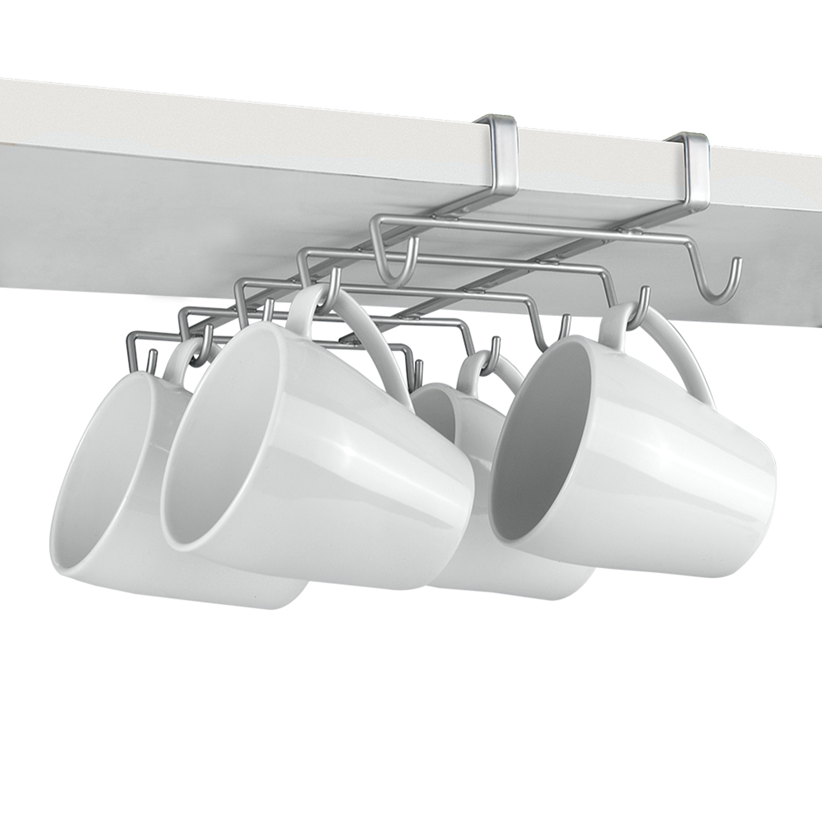 Tassen-/Becherhalter - silber - für 10 Tassen