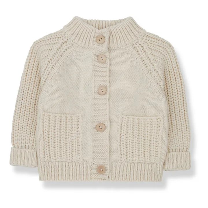 1+ in the family Cardigan Tricot Timeo | Ecru
