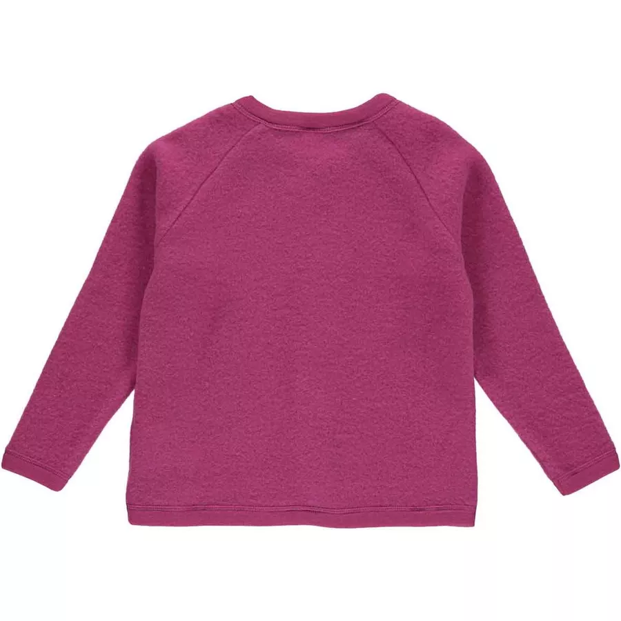 Fred's World Fleecejacke aus Merinowolle Plum