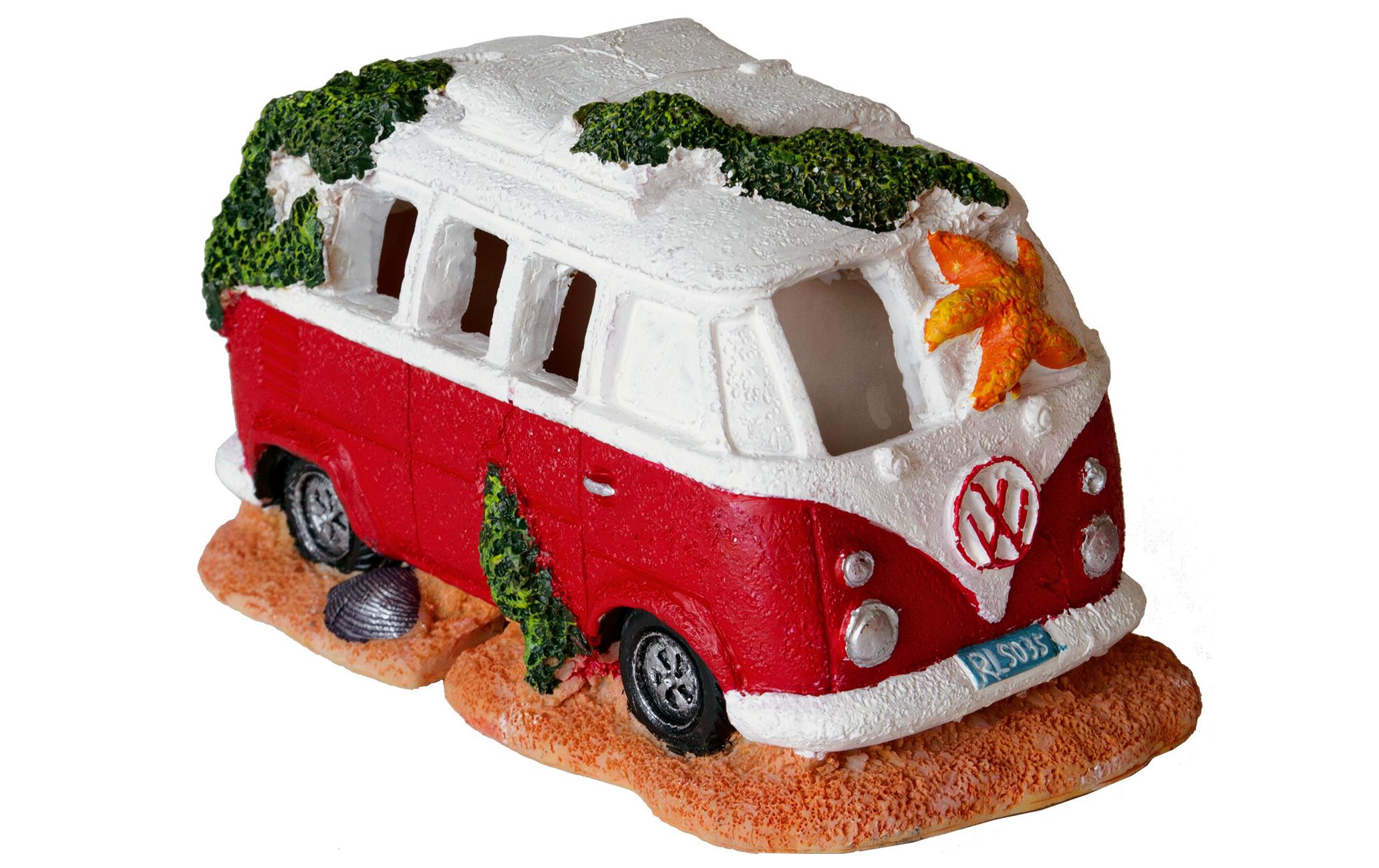 Deko Led VW VanDekorationsartikel für das Aquarium, handbemalt
