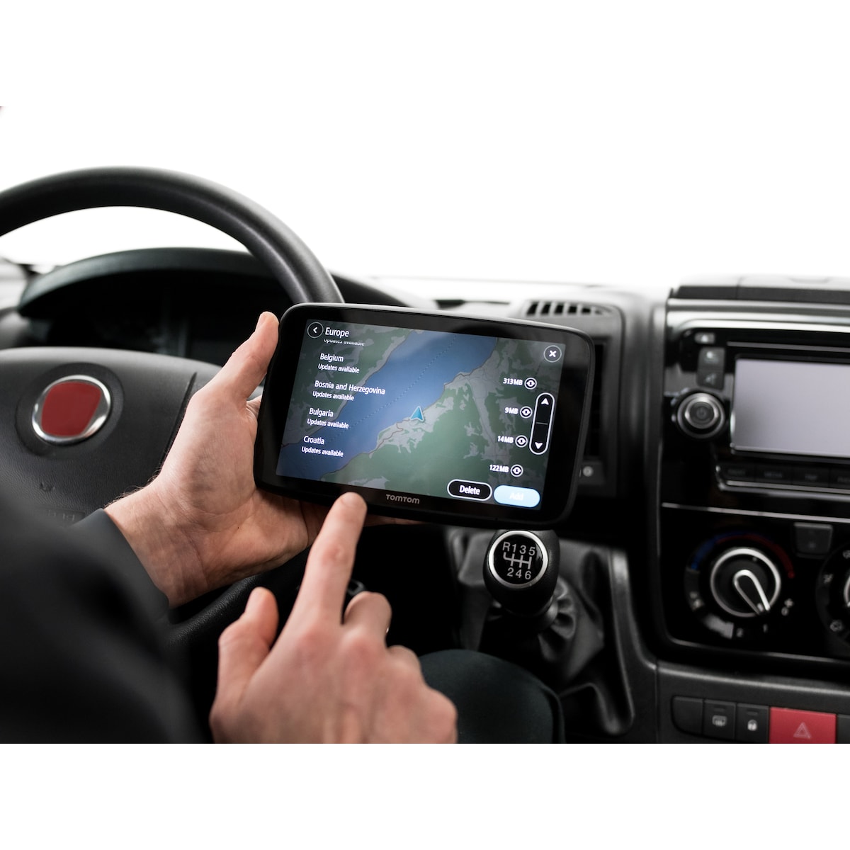 TomTom Go Camper Tour GPS satellittnavigering