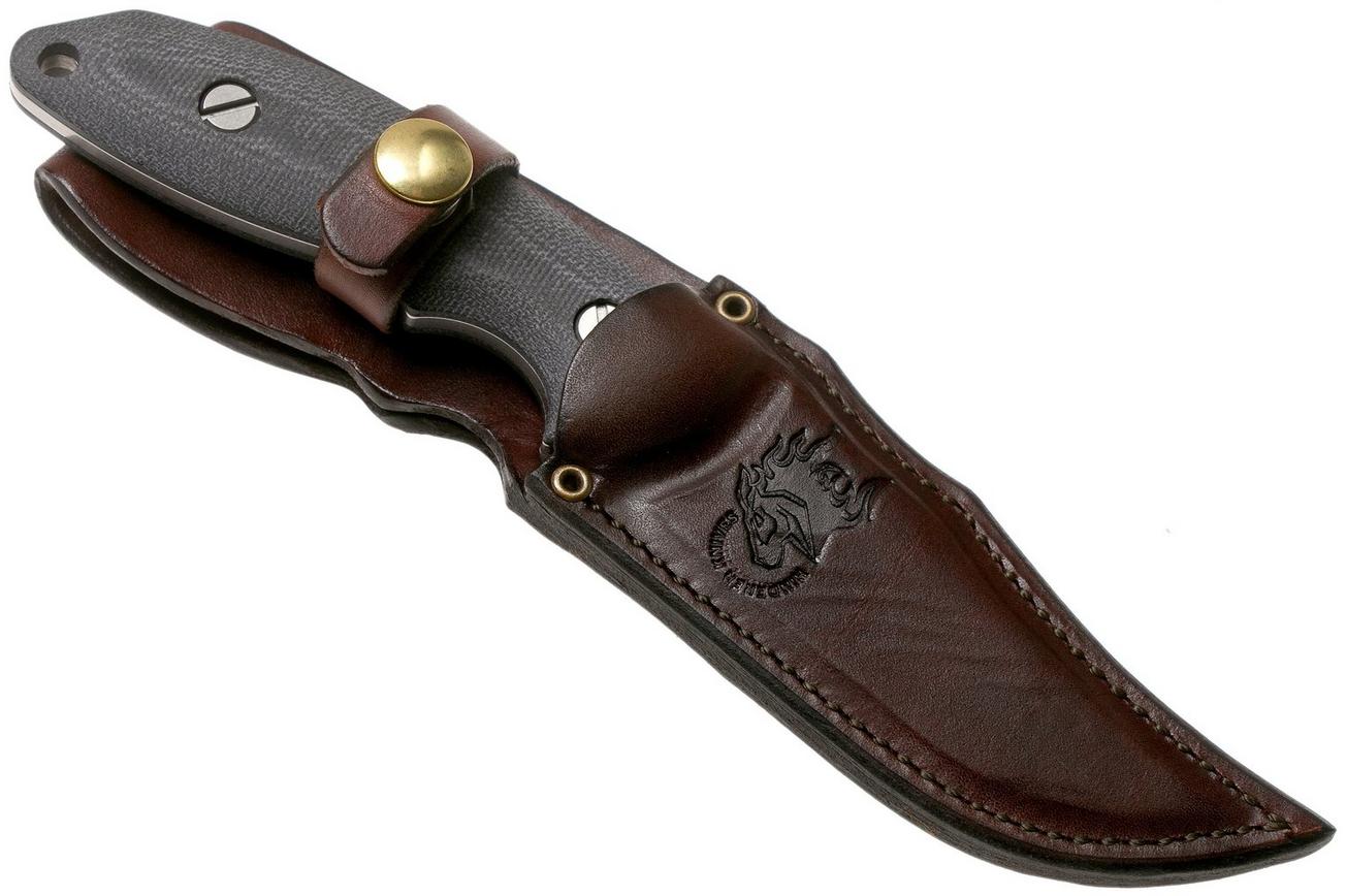 Rick Hinderer The Emmett, CPM 20CV, Black Micarta jachtmes
