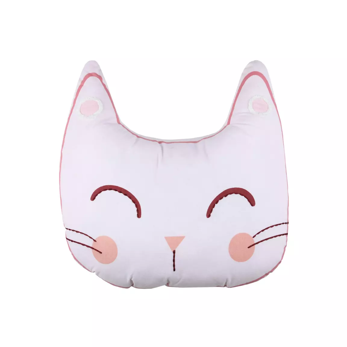 Coussin chat enfant (40 cm) Zoeline Rose