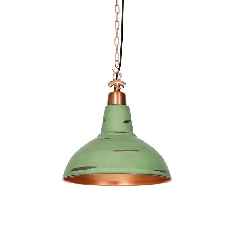 Set van 2 vintage hanglampen koper - Goliath large