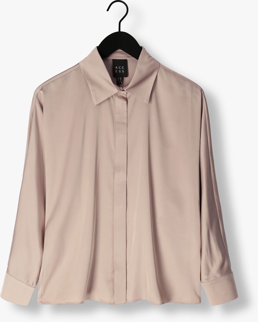 ACCESS bronzen access blouse satin shirt