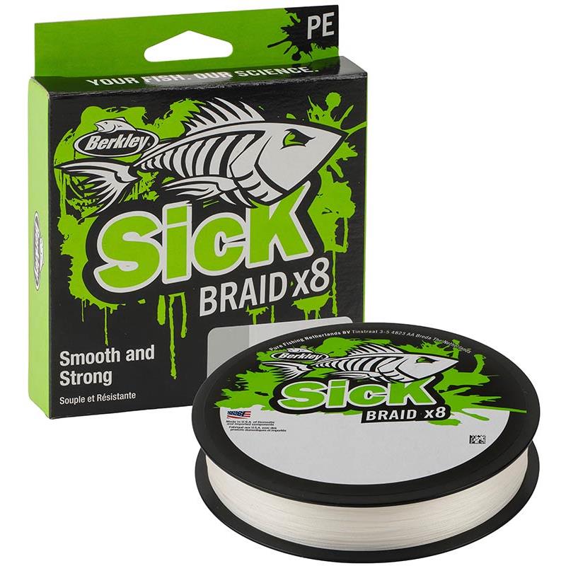 Tresse Berkley Sick Braid X8 - Blanc
